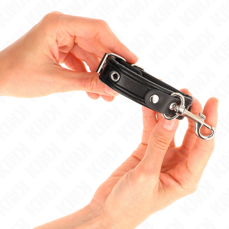 KINK - MINI BLACK STUDDED BRACELETS ADJUSTABLE 16-22 CM X 2 CM