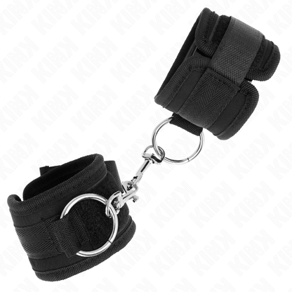 KINK - WRIST RESTRAINTS BLACK ADJUSTABLE 18-35 CM X 6 CM - 2