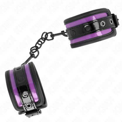 KINK - NEOPRENE WRIST RESTRAINTS LIGHT PURPLE AJUSTABLE 21-28 CM X 5 CM - 2
