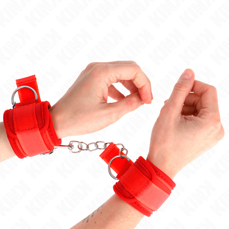 KINK - NEOPRENE WRIST RESTRAINTS RED 42 X 5 CM - 4
