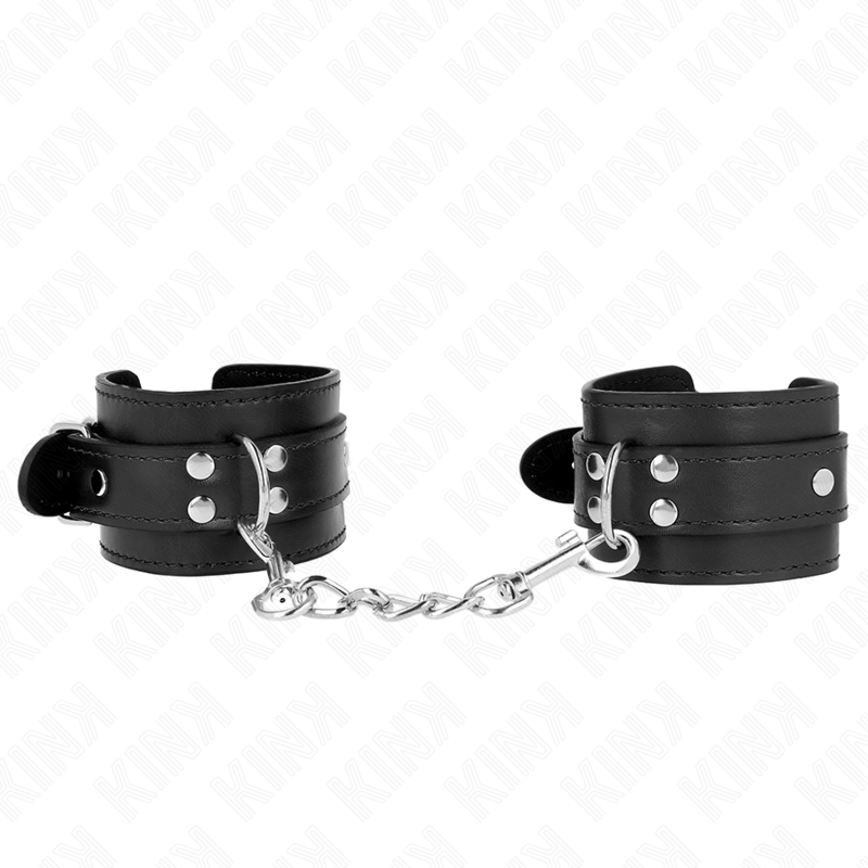 KINK - SIMPLE WRIST RESTRAINTS BLACK ADJUSTABLE 20-23 CM X 5.5 CM - 1