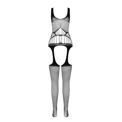 PASSION - BS 106 BODYSTOCKING WHITE ONE SIZE - 3