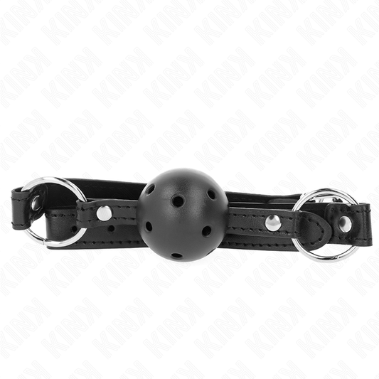 KINK - HOLLOW HARD BLACK BALL 4.5 CM GAG MODEL 1 63.5 X 2 CM - 1