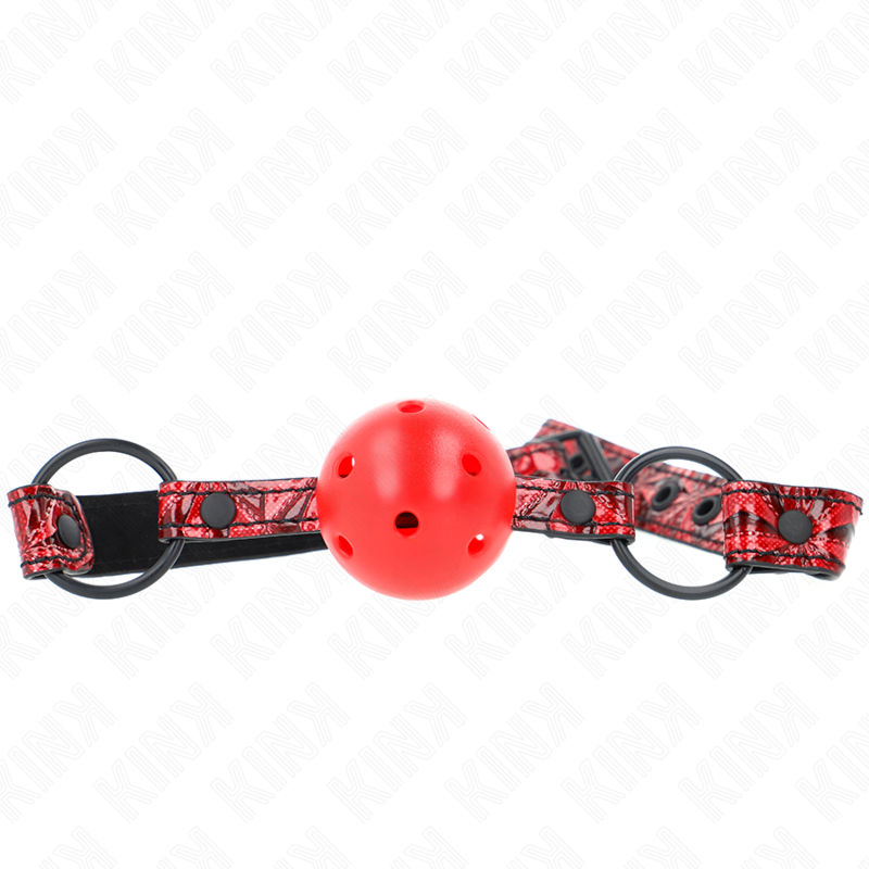 KINK - DIAMOND PATTERN BALL 4.5 CM GAG MODEL 1 64.5 CM ADJUSTABLE 42-60 CM - 1