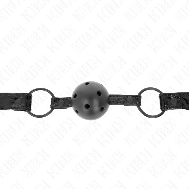 KINK - DIAMOND PATTERN BALL 4.5 CM GAG MODEL 3 64.5 CM ADJUSTABLE 42-60 CM - 3