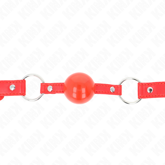 KINK - TPE BALL 4 CM GAG WITH ROJO LOCK 60 x 2 CM - 1