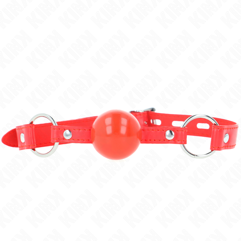 KINK - TPE BALL 4 CM GAG WITH ROJO LOCK 60 x 2 CM - 4