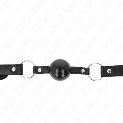 KINK - BLACK TPE BALL 4 CM GAG 60 x 2 CM - 3