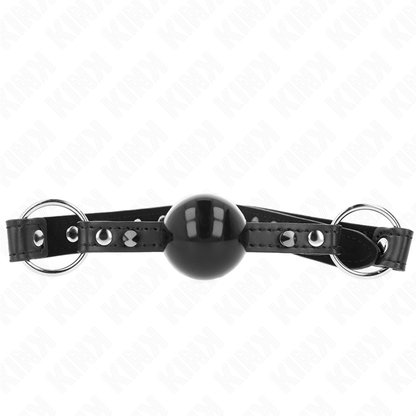 KINK - BALL 4 CM GAG WITH TIP RIVET AND SNAP LOCK 65 x 2 CM - 4