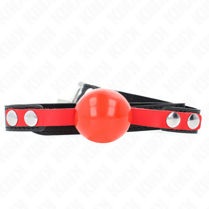 KINK - SOFT TPE BALL 4 CM GAG MODEL 4 60 x 2 CM ADJUSTABLE 37-52 CM - 4