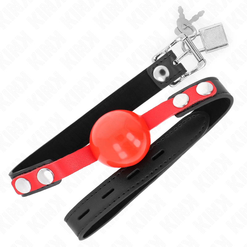 KINK - SOFT TPE BALL 4 CM GAG MODEL 4 60 x 2 CM ADJUSTABLE 37-52 CM - 1