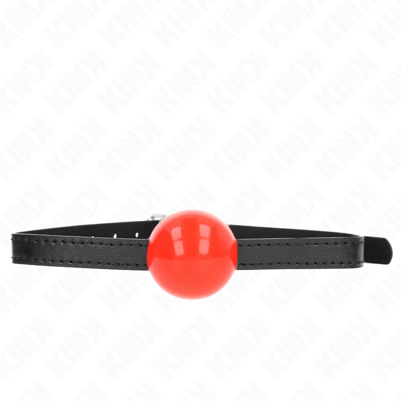 KINK - RED SINGLE SOLID BALL 4 CM GAG 65 x 1.5 CM - 1