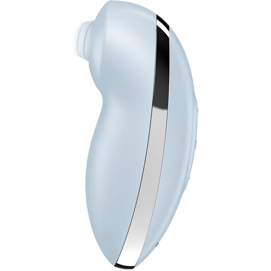 SATISFYER - TAP & CLIMAX 2 VIBRATOR & STIMULATOR BLUE - 1