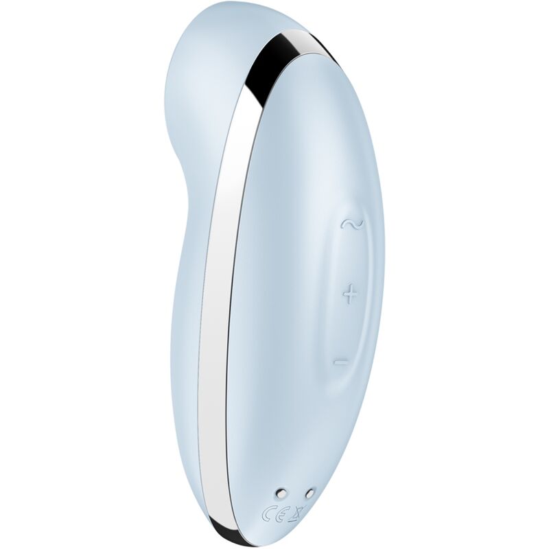 SATISFYER - TAP &amp; CLIMAX 2 VIBRATOR AND STIMULATOR BLUE