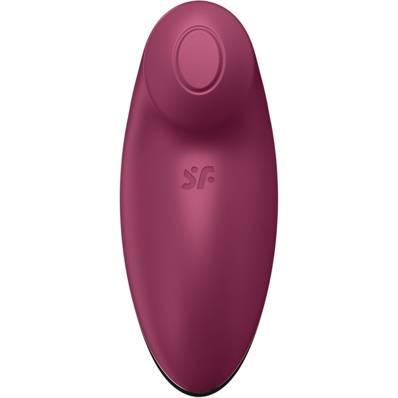 SATISFYER - TAP &amp; CLIMAX 2 VIBRATOR AND STIMULATOR RED