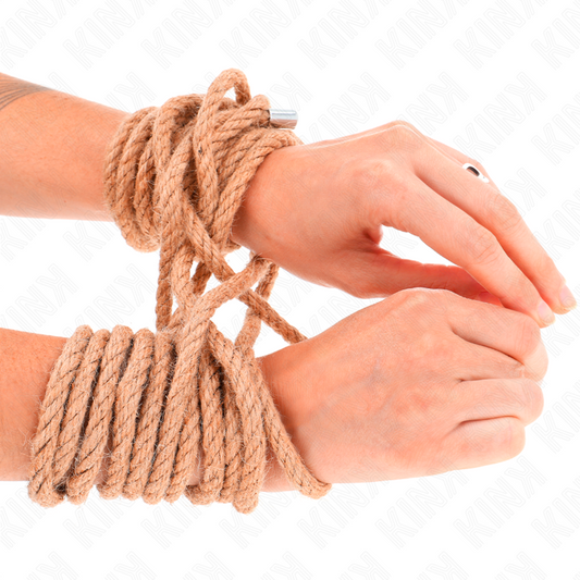 KINK - HEMP ROPE WITH METAL HEAD 5 METER - 1