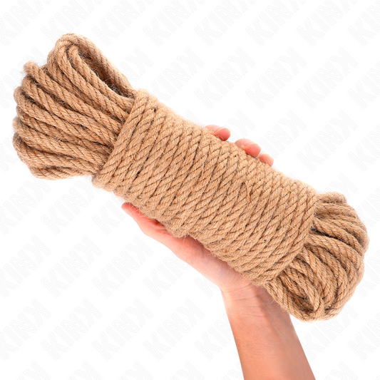 KINK - HEMP ROPE WITH METAL HEAD 20 METER - 1
