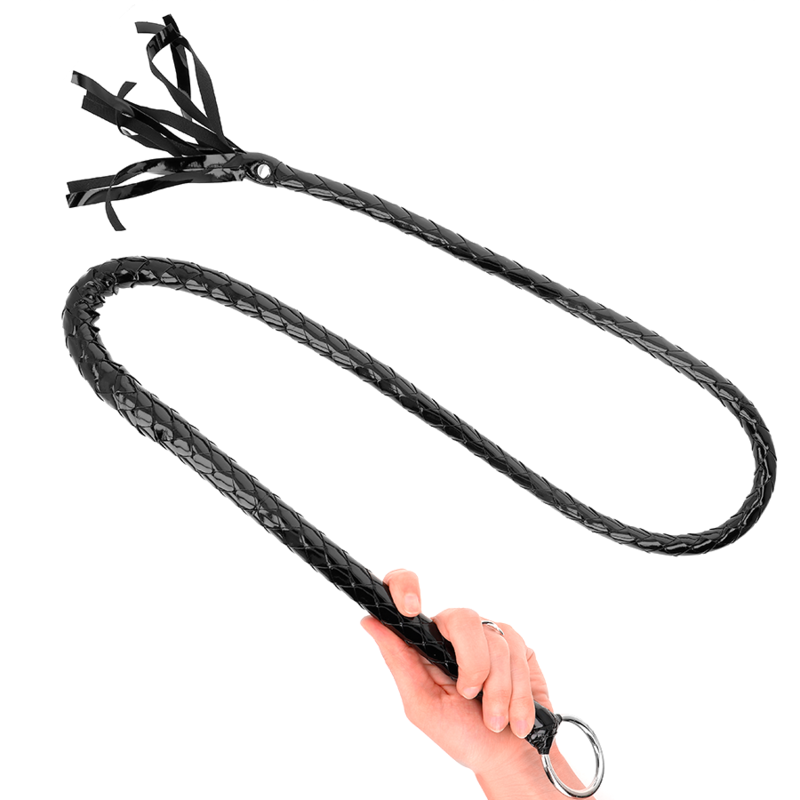 KINK - LONG SHINY PVC WHIP 138 CM - 4
