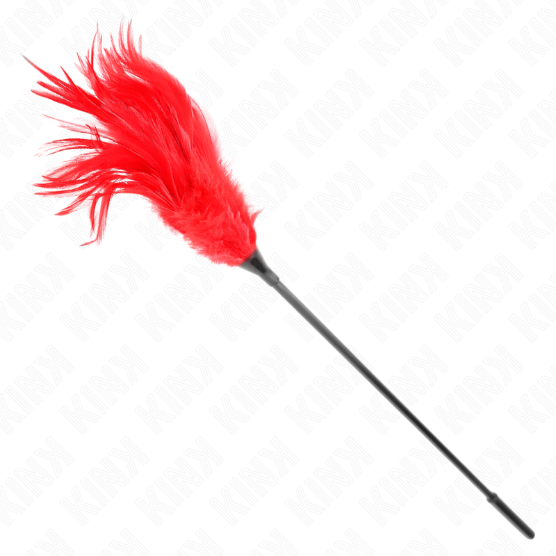 KINK - MULTIPLE RED TICKLE FEATHERS 45 CM - 3