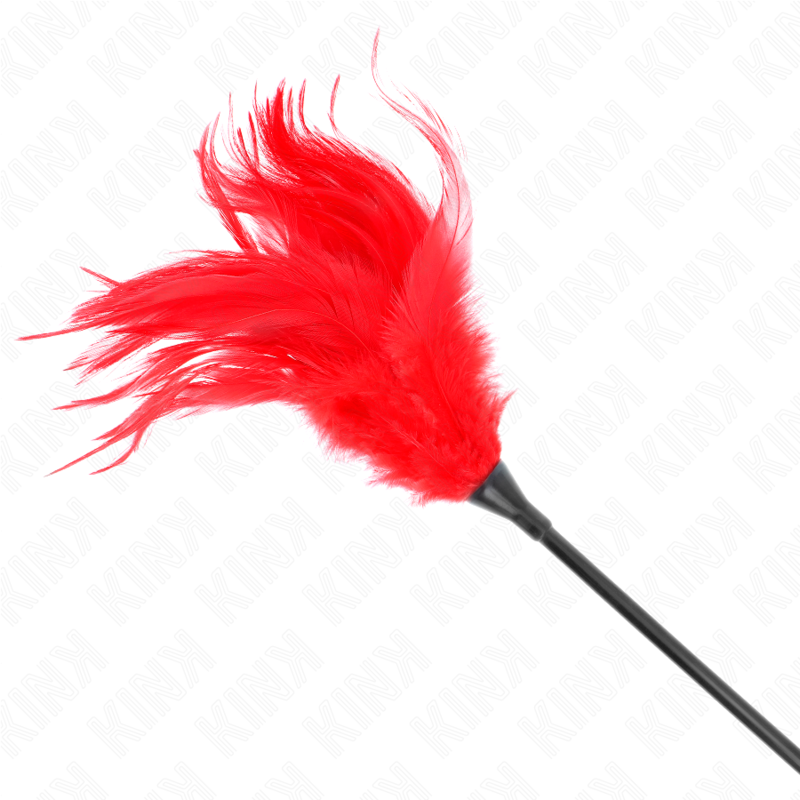 KINK - MULTIPLE RED FEATHERS TICKLE 45 CM
