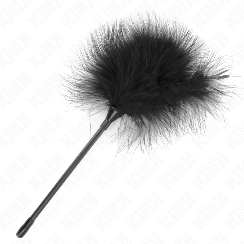 KINK - BLACK TICKLE FEATHERS USED FOR THE BONDAGE KIT 27 CM - 3