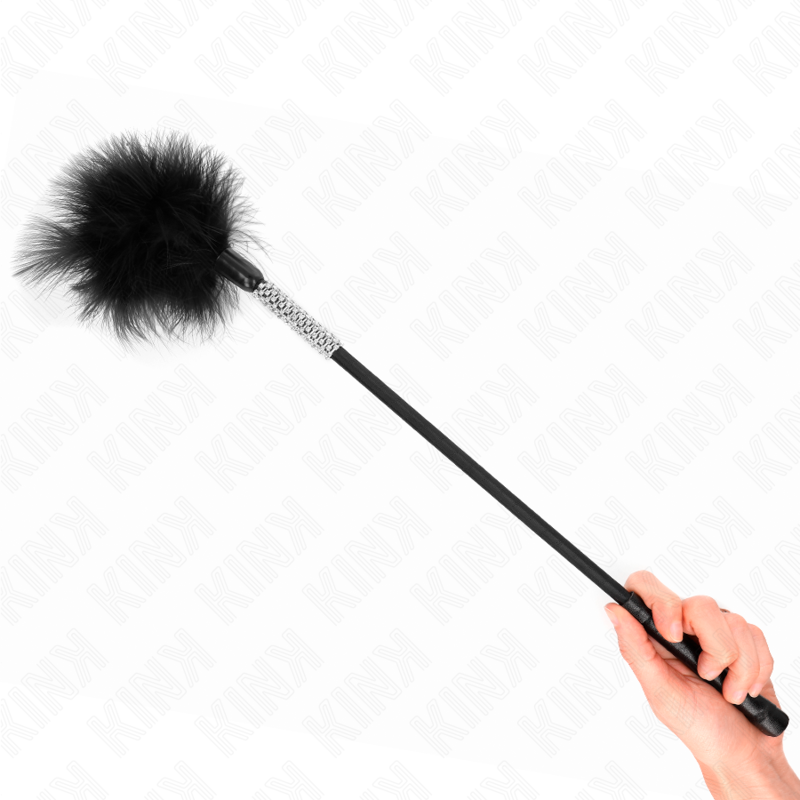 KINK - TICKLE FEATHERS WITH RHINESTONE HANDLE 50 CM - 6