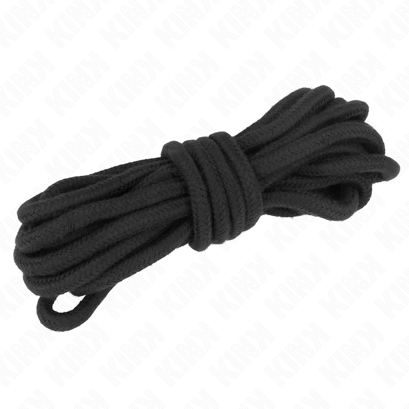 KINK - 10 METER BLACK COTTON ROPE