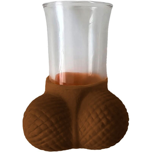 DIABLO PICANTE - CRYSTAL SHOT GLASS WITH MULATO EGGS - 1