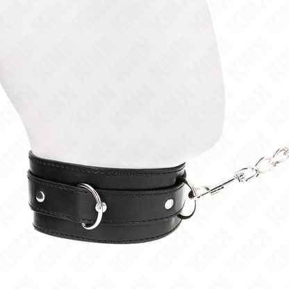 KINK - 65 CM BELT COLLAR WITH BLACK STRAP 54 X 4.5 CM