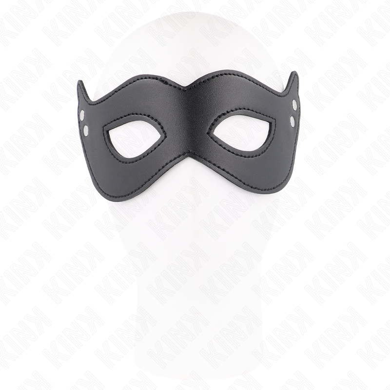 KINK - LEATHERETTE MASK WITH RIVETS MODEL 1 26 x 8 CM - 3