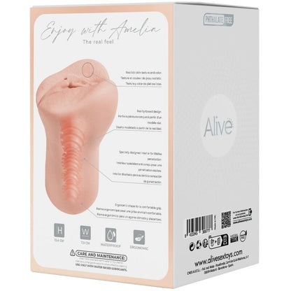 ALIVE - FLEX MALE MASTURBATOR VAGINAL SIZE M