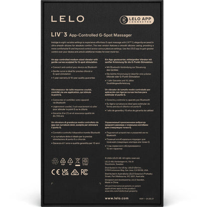 LELO - LIV™ 3 G-SPOT STIMULATOR PINK - 4
