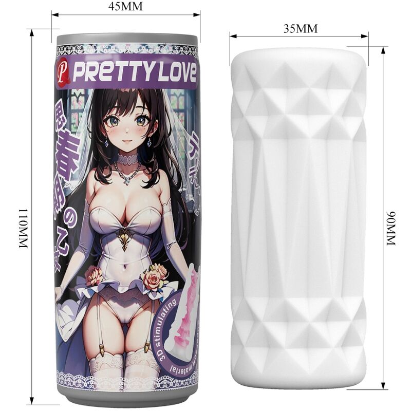 PRETTY LOVE - MALE MASTURBATOR CAN MODEL 2 - 4
