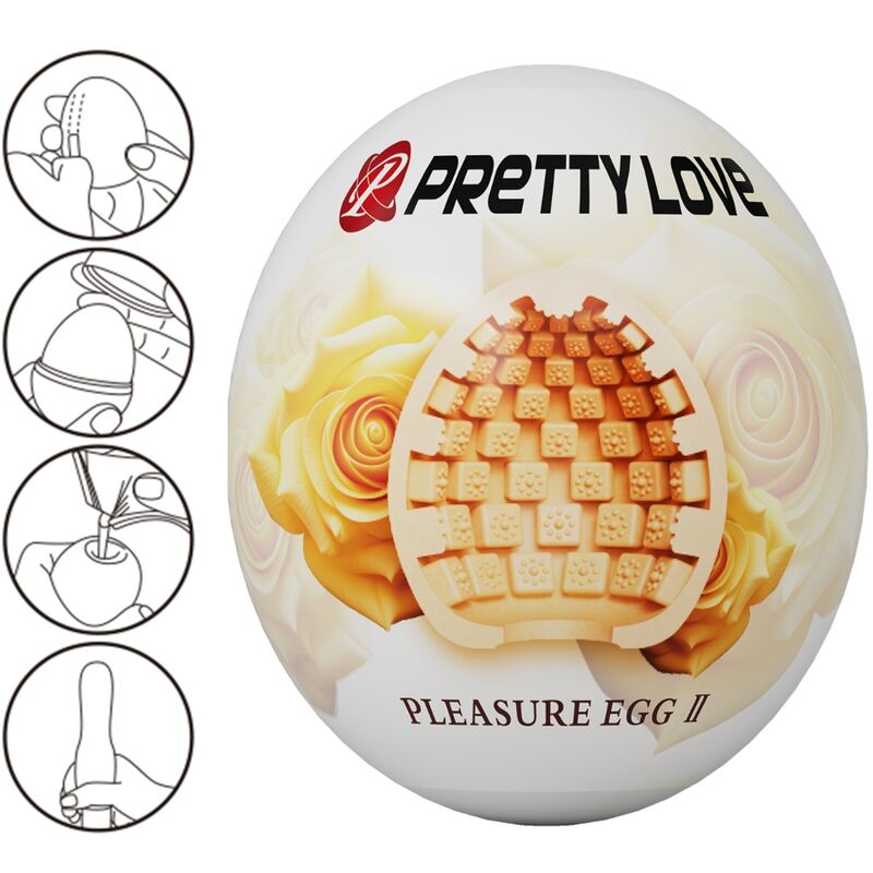 PRETTY LOVE - MALE MASTURBATOR EGG FLESH - 7