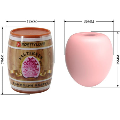 PRETTY LOVE - MALE MASTURBATOR EGG PINK MODEL 2 - 6