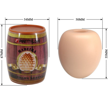 PRETTY LOVE - MALE MASTURBATOR EGG FLESH MODEL 2 - 4