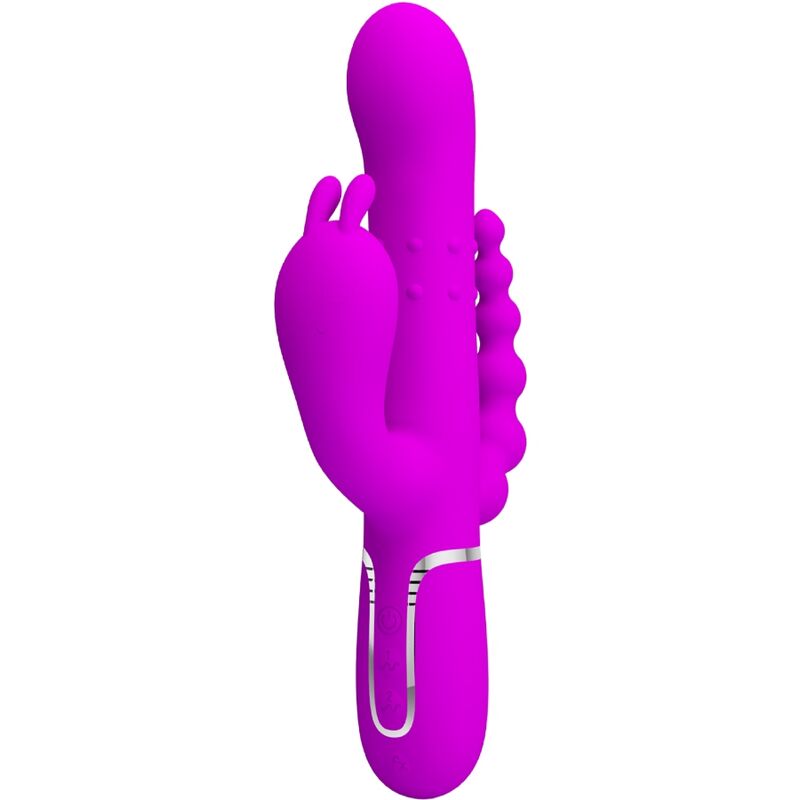 PRETTY LOVE - CAMMY TRIPLE VIBRATOR MULTIFUNCTION 4 IN 1 PINK - 4