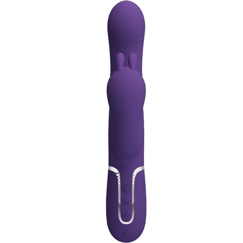 PRETTY LOVE - CAMMY 4-IN-1 MULTIFUNCTIONAL TRIPLE VIBRATOR PURPLE