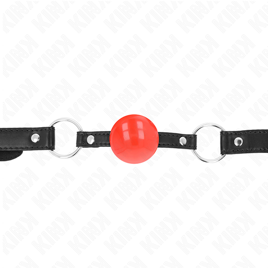 KINK - RED TPE BALL 4 CM GAG 60 x 2 CM - 1