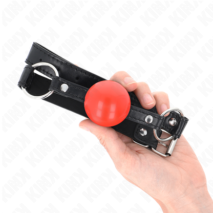 KINK - RED TPE BALL 4 CM GAG 60 x 2 CM - 4