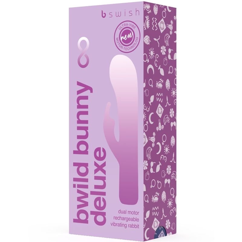 B SWISH - BWILD BUNNY INFINITE DELUXE VIBRATOR RABBIT 10 VIBRATIONS PURPLE - 6