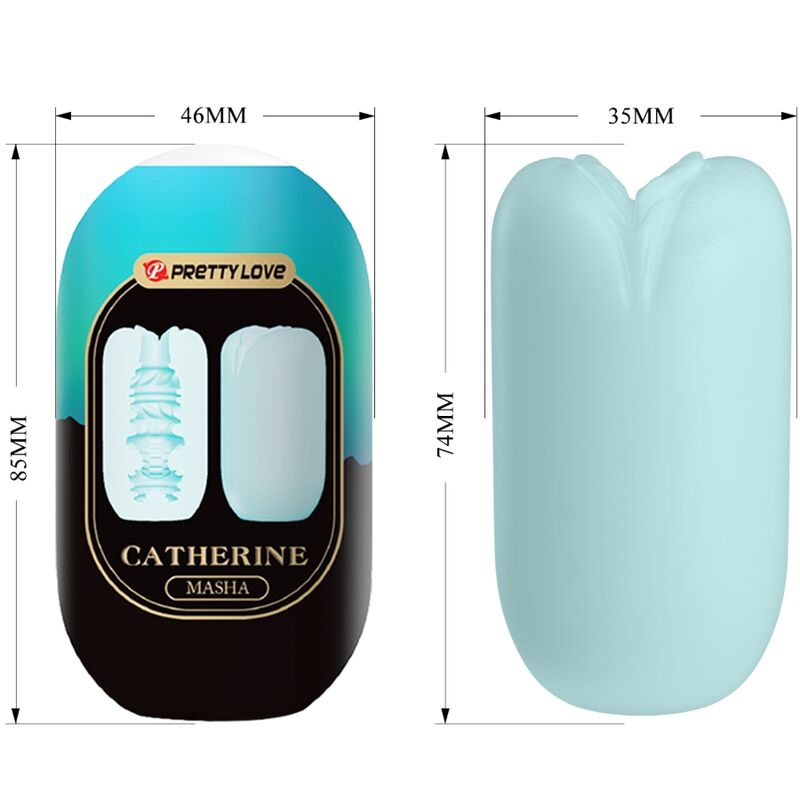 PRETTY LOVE - MASHA BLU MALE MASTURBATOR