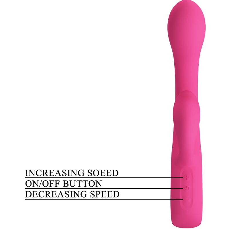 PRETTY LOVE - FRITZ RABBIT VIBRATOR 12 VIBRATIONS PINK - 9