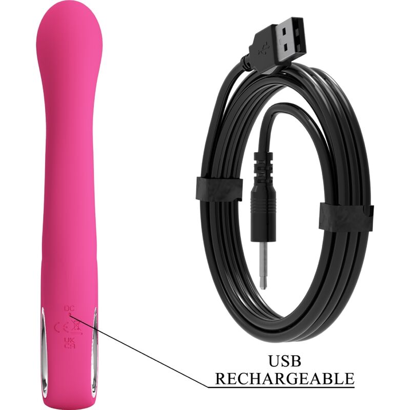 PRETTY LOVE - NOVAK RABBIT VIBRATOR 12 VIBRATIONS PINK - 10