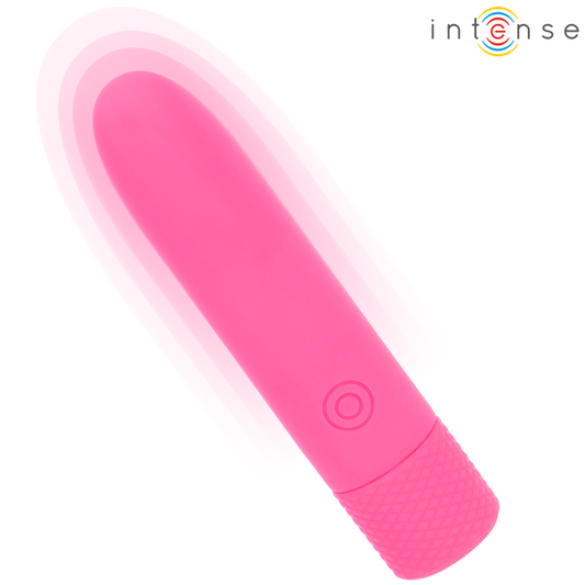 INTENSE - SYMONE USB RECHARGEABLE VIBRATING BULLET 8 VIBRATIONS PINK 10 X 2.2 CM - 1
