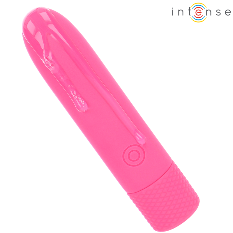 INTENSE - SYMONE USB RECHARGEABLE VIBRATING BULLET 8 VIBRATIONS PINK 10 X 2.2 CM - 2