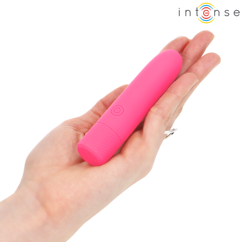 INTENSE - SYMONE USB RECHARGEABLE VIBRATING BULLET 8 VIBRATIONS PINK 10 X 2.2 CM - 5