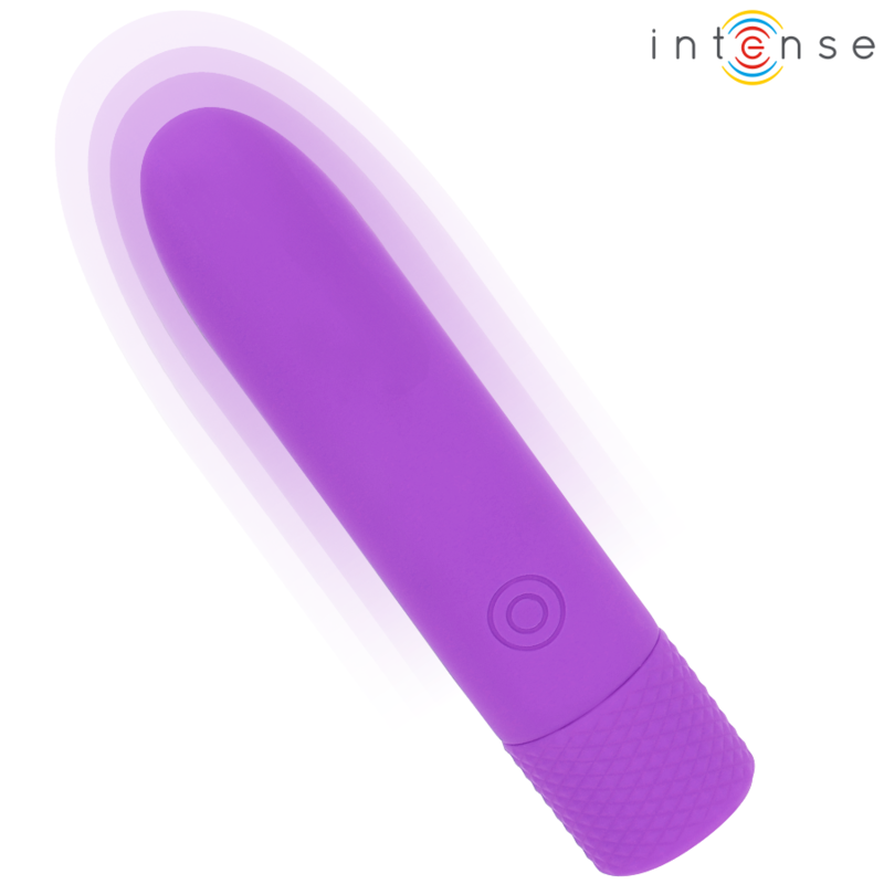 INTENSE - SYMONE USB RECHARGEABLE VIBRATING BULLET 8 VIBRATIONS PURPLE 10 X 2.2 CM - 2
