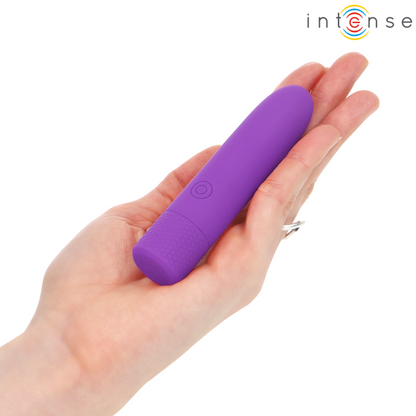 INTENSE - SYMONE USB RECHARGEABLE VIBRATING BULLET 8 VIBRATIONS PURPLE 10 X 2.2 CM - 6