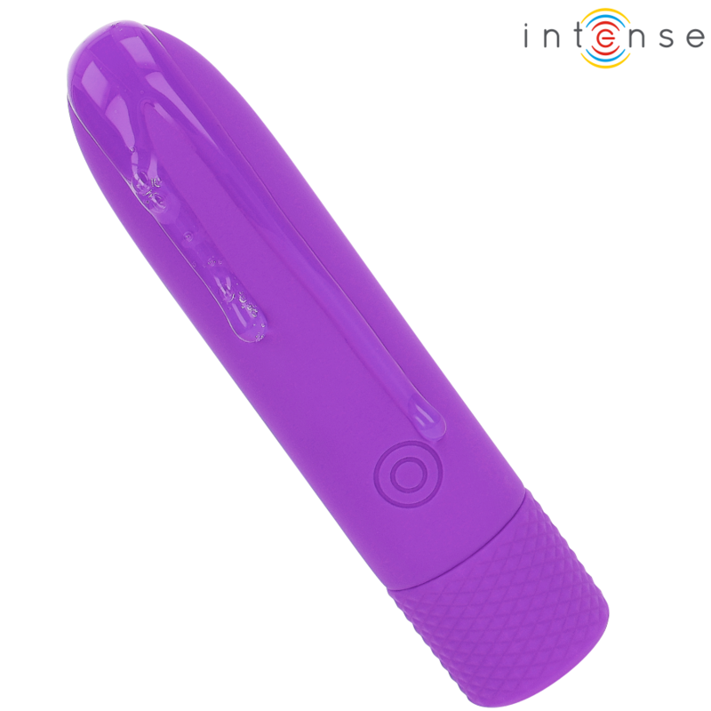 INTENSE - SYMONE USB RECHARGEABLE VIBRATING BULLET 8 VIBRATIONS PURPLE 10 X 2.2 CM - 3